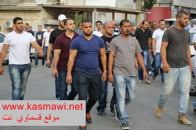 كفرقرع : جماهير غفيرة في وداع الشاب رضا محمد عثامنة 